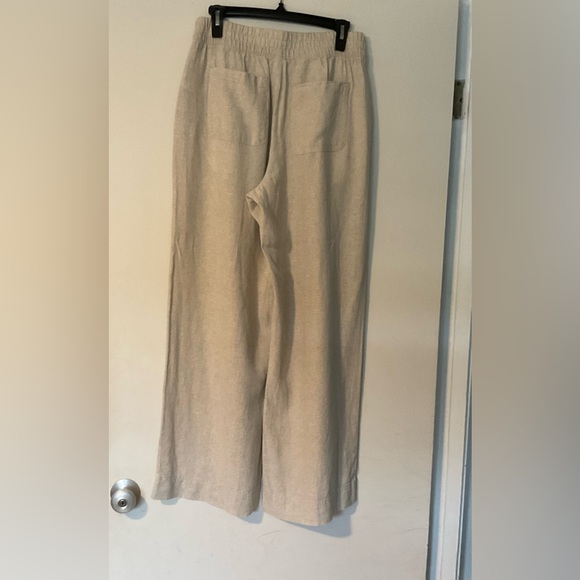 Old navy linen blend wide leg pant - Picture 3 of 6